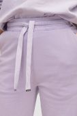 Спортивні штани AllSaints жіночі колір фіолетовий однотонні Спортивні штани AllSaints жіночі колір фіолетовий однотонні