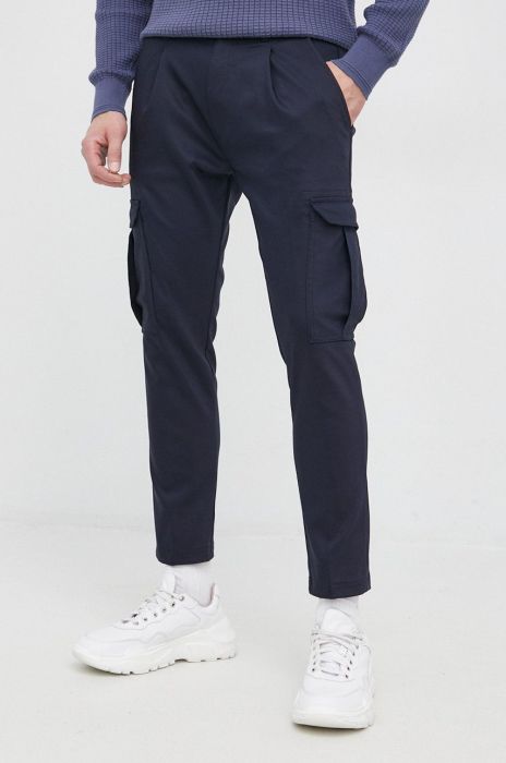 Штани Drykorn Lago чоловічі колір синій фасон cargo Штани Drykorn Lago чоловічі колір синій фасон cargo