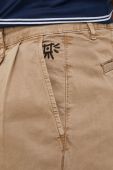 Штани Desigual чоловічі колір бежевий фасон chinos
