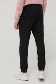 Штани adidas чоловічі колір чорний меланж