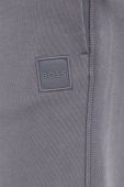 Бавовняні спортивні штани BOSS BOSS CASUAL чоловічі колір сірий однотонні (2880545)