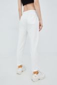 Бавовняні спортивні штани Kangol колір білий однотонні KLEU007-117