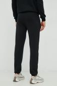 Бавовняні спортивні штани Arkk Copenhagen колір чорний однотонні Бавовняні спортивні штани Arkk Copenhagen колір чорний однотонні