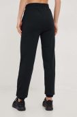 Бавовняні спортивні штани Arkk Copenhagen колір чорний однотонні Бавовняні спортивні штани Arkk Copenhagen колір чорний однотонні