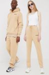 Спортивні штани Sixth June колір бежевий однотонні Спортивні штани Sixth June колір бежевий однотонні