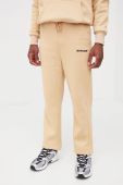 Спортивні штани Sixth June колір бежевий однотонні