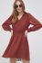 Сукня Only колір бордовий mini розкльошена