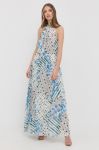 Сукня Marciano Guess maxi розкльошена колір блакитний (2223570)