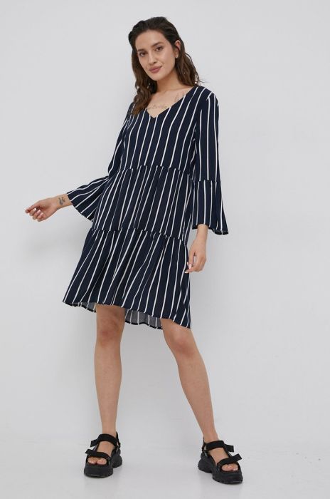 Сукня JDY колір синій mini розкльошена