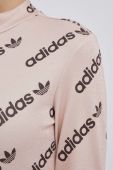 Сукня adidas Originals HM4891 колір бежевий mini облягаюча