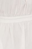 Бавовняна сукня Twinset колір білий mini розкльошена