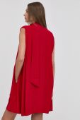 Сукня Victoria Beckham колір червоний mini oversize