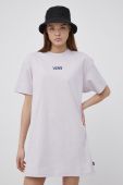 Бавовняна сукня Vans колір фіолетовий mini oversize