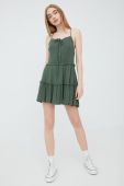 Сукня Superdry колір зелений mini розкльошена