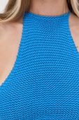 Сукня Bardot mini облягаюча колір блакитний (2220061)