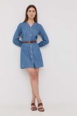 Джинсова сукня MICHAEL Michael Kors mini пряма колір блакитний