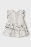 Дитяча сукня Mayoral колір бежевий mini розкльошена (2080938)