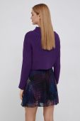 Светр Dkny жіночий колір фіолетовий гольф