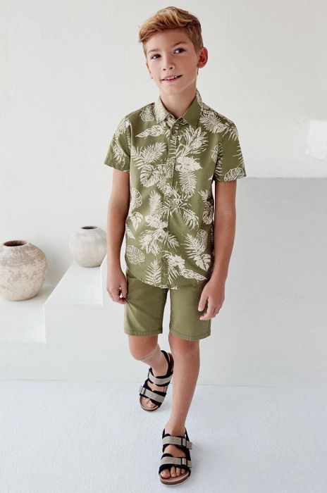 Дитячі шорти Mayoral колір зелений (2117143)