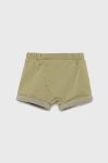 Дитячі шорти United Colors of Benetton колір зелений