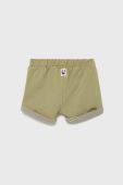 Дитячі шорти United Colors of Benetton колір зелений