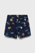 Дитячі бавовняні шорти United Colors of Benetton колір синій регульована талія (2456086)