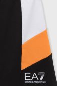 Дитячі бавовняні шорти EA7 Emporio Armani колір чорний (2223690)