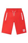 Дитячі шорти BOSS колір червоний регульована талія
