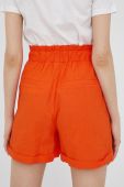 Шорти Noisy May жіночі колір помаранчевий однотонні висока посадка