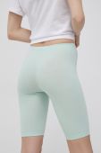 Шорти JDY жіночі колір зелений однотонні середня посадка