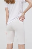 Шорти JDY жіночі колір білий однотонні середня посадка Шорти JDY жіночі колір білий однотонні середня посадка