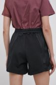 Шорти adidas Originals Adicolor HC7036 жіночі колір чорний однотонні висока посадка HC7036-BLACK