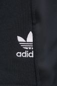 Шорти adidas Originals Adicolor HC7036 жіночі колір чорний однотонні висока посадка HC7036-BLACK