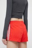 Спортивні шорти adidas Performance HD9588 жіночі колір червоний однотонні висока посадка Спортивні шорти adidas Performance HD9588 жіночі колір червоний однотонні висока посадка