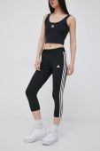 Легінси adidas жіночі колір чорний з аплікацією (2164851)