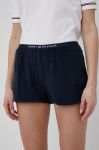 Шорти Tommy Hilfiger жіночі колір синій однотонні середня посадка (2134681) Шорти Tommy Hilfiger жіночі колір синій однотонні середня посадка (2134681)