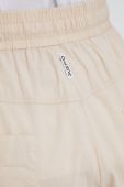 Шорти Deha жіночі колір бежевий однотонні висока посадка (2403721)