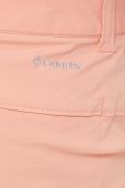 Шорти Columbia Жіночі колір помаранчевий однотонні середня посадка Шорти Columbia Жіночі колір помаранчевий однотонні середня посадка