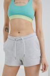 Шорти Superdry жіночі колір сірий однотонні середня посадка Шорти Superdry жіночі колір сірий однотонні середня посадка