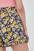 Шорти JDY жіночі колір синій візерунок висока посадка (2437429)