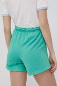 Шорти Billabong жіночі колір зелений однотонні висока посадка
