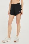 Шорти для бігу P.E Nation In Play жіночі колір чорний з принтом висока посадка Шорти для бігу P.E Nation In Play жіночі колір чорний з принтом висока посадка