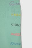 Дитячі шорти Guess колір бірюзовий з принтом Дитячі шорти Guess колір бірюзовий з принтом