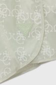 Дитячі шорти Guess колір зелений візерунок регульована талія