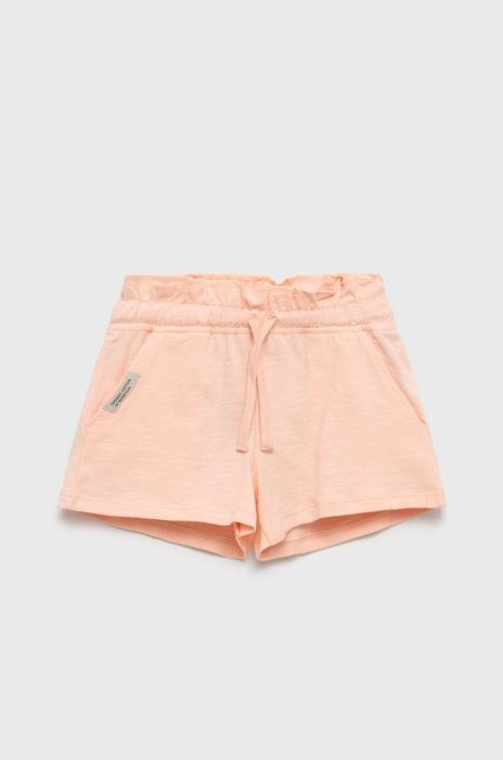 Дитячі бавовняні шорти United Colors of Benetton колір рожевий однотонні (2393581) Дитячі бавовняні шорти United Colors of Benetton колір рожевий однотонні (2393581)