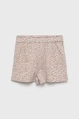 Дитячі лляні шорти United Colors of Benetton колір бежевий візерунок (2393620)