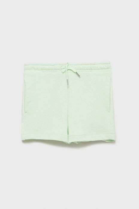 Дитячі шорти Tom Tailor колір зелений однотонні
