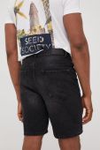 Джинсові шорти Solid чоловічі колір чорний (2299298)