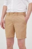 Лляні шорти Polo Ralph Lauren чоловічі колір бежевий