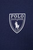 Дитяча бавовняна піжама Polo Ralph Lauren колір синій з принтом
